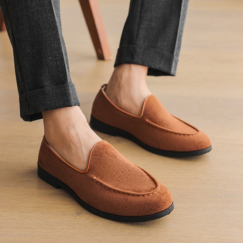 Loafers 2025 Summer Slip-On Beanie Shoes British Retro Outdoor Casual Soft-Soled Lazy Shoes Export Men'S Shoes - Image 2
