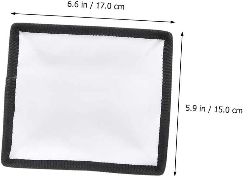 Portable Softbox Flash Diffuser with Anti-Skid Strip Reflective Fabric Foldable Photography Light Cover for Indoor Portraits Outdoor Weddings and Speedlight Cameras - Image 4