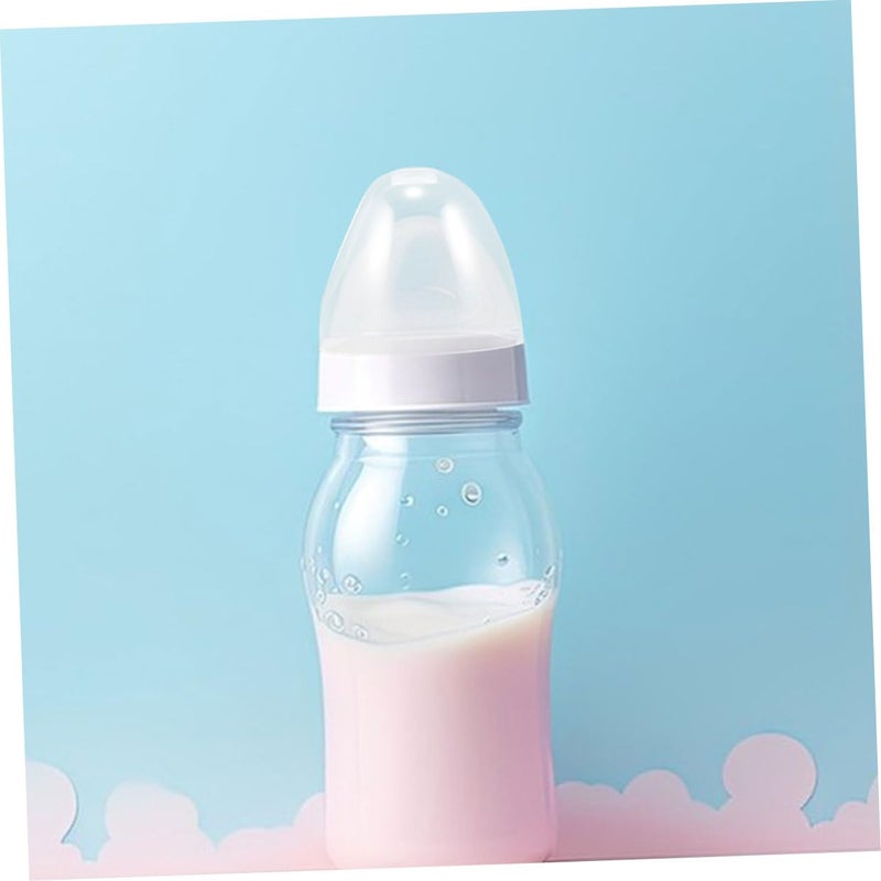 4Pcs Leakproof Wide Mouth Baby Bottle Caps Replacement Lids - Image 3
