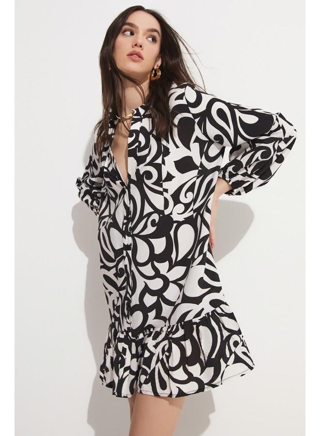 جون فستان قصير مطبوع - Image 3