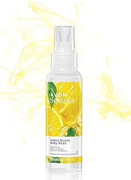 Avon Senses Body Mist 100ml Lemon Burst Lemon Basil Scent - Image 1