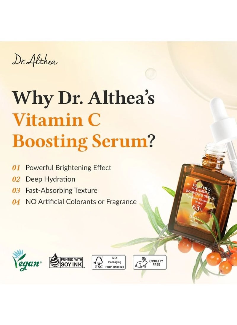 Dr.althea Dr.Althea Post Acne Care Set | 345 Relief Cream 50 ml & Vitamin C Boosting Serum 30 ml  - Image 3