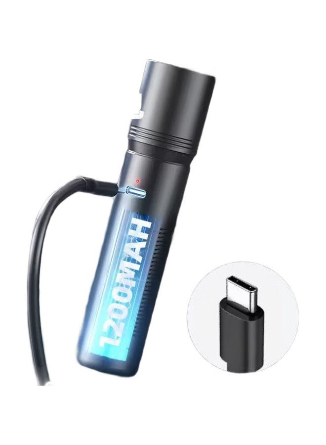 Duration power Dp Jiu Liang (Duration Power) Led High-Intensity Zoomable Flashlight, Outdoor Rechargeable, Mini, Compact, For Home Lighting, Emergency Light, Cycling Light-9189 - Image 2