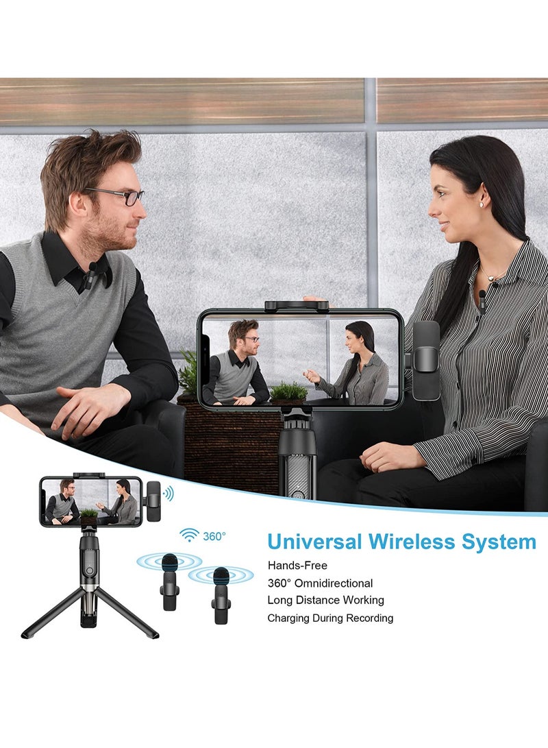 Wireless Lavalier Microphone for iPhone iPad, Plug-Play Wireless Mic for Recording, Live Stream, YouTube, TikTok, Facebook, Noise Reduction Auto-Sync - Image 4