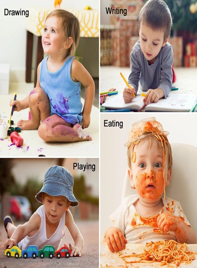 Kigai Wildflowers Kids Art Smock Waterproof Artist Painting Aprons Long Sleeve with Pockets for Girls Boys Cooking Baking - Image 4