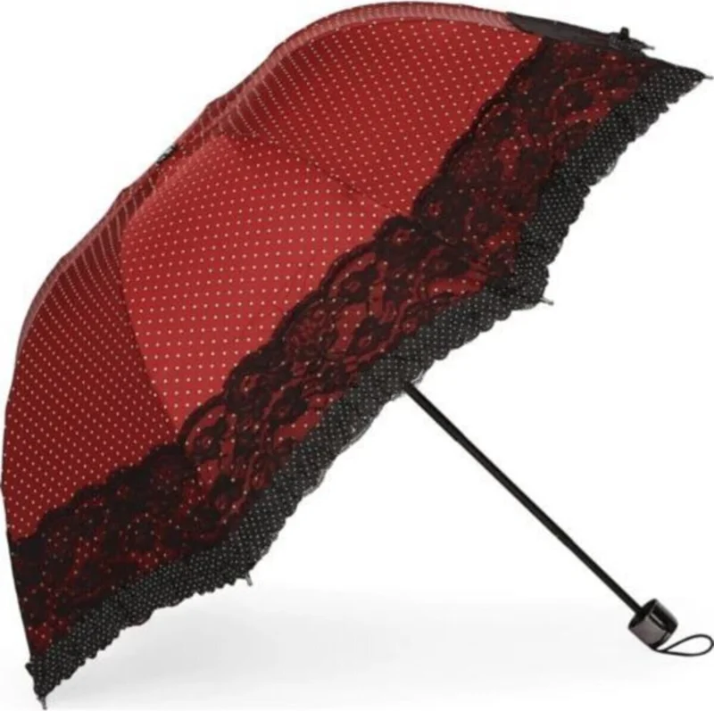 ELEVEN MARKETS Marlux Wind Protection Bag-Length Folding Women's Umbrella