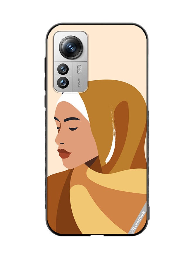 VR CREATIVE Protective Case Cover For Xiaomi 12 Pro Cartoon Woman Shape Design Multicolour - Image 1