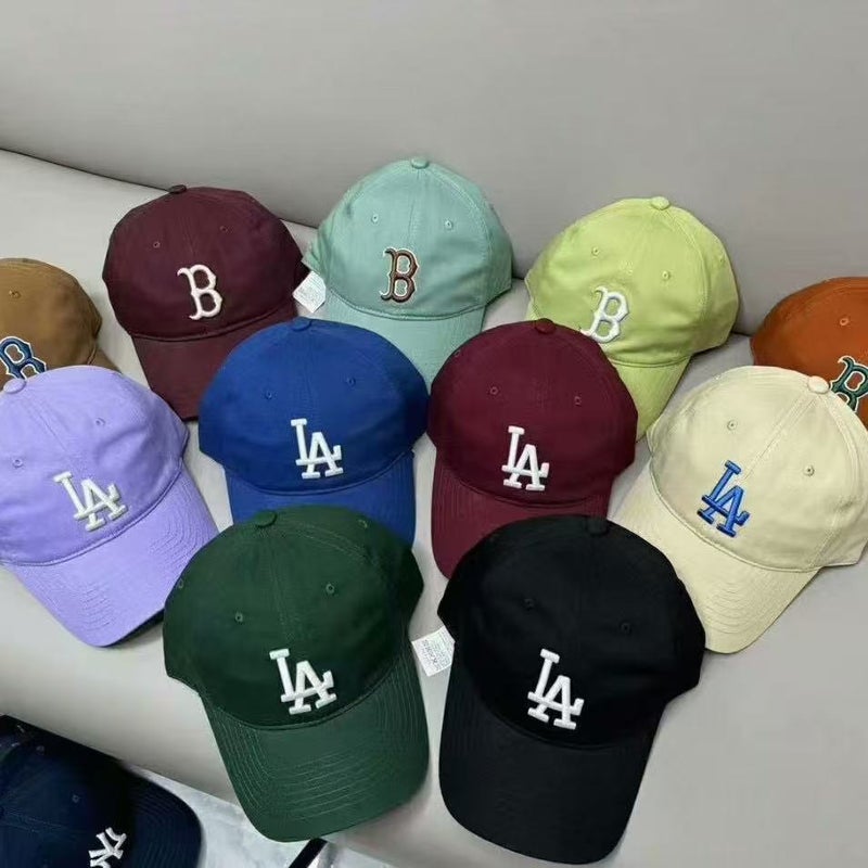 Korean Baseball Cap Soft Top Cotton Adjustable Sun Protection Adult - Image 3