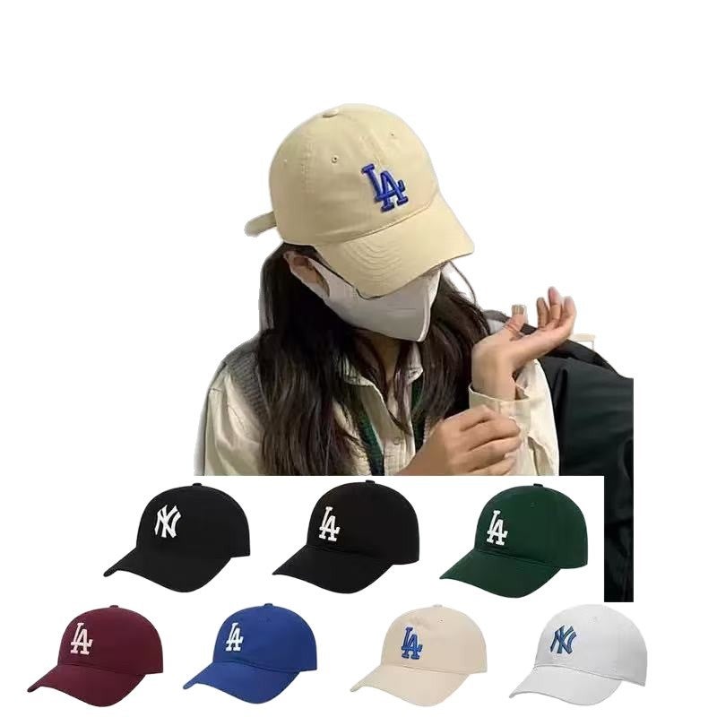 Korean Baseball Cap Soft Top Cotton Adjustable Sun Protection Adult - Image 5