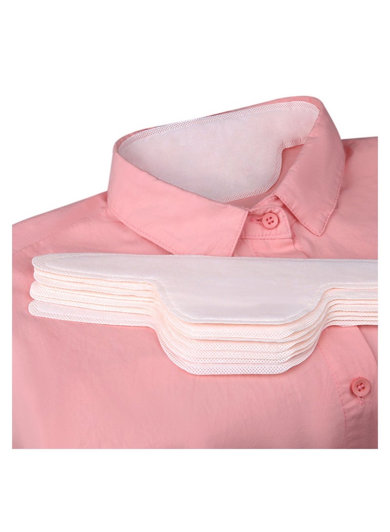 LEVGLAKE 20Pack Disposable Collar Protector Self adhesive Shirt Sweat Pads for Shirts Collar Underarm Sweat Pads Shirt Neck Liner - Image 2