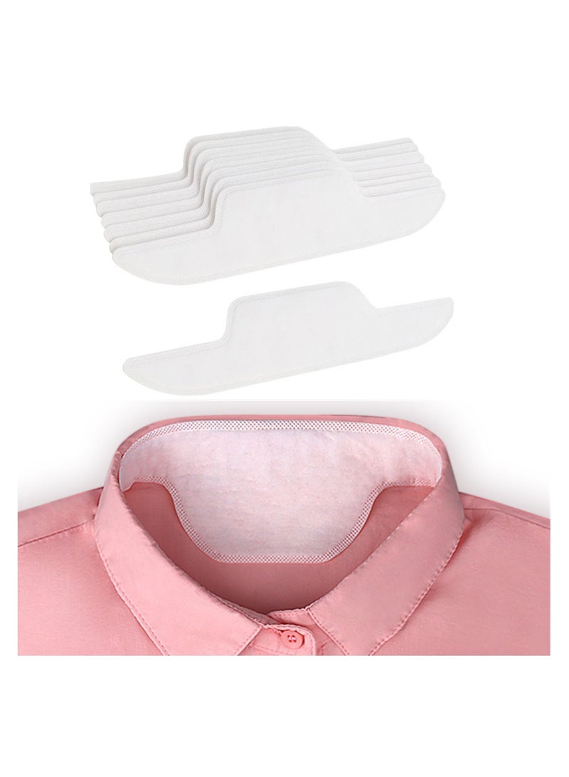 LEVGLAKE 20Pack Disposable Collar Protector Self adhesive Shirt Sweat Pads for Shirts Collar Underarm Sweat Pads Shirt Neck Liner - Image 1