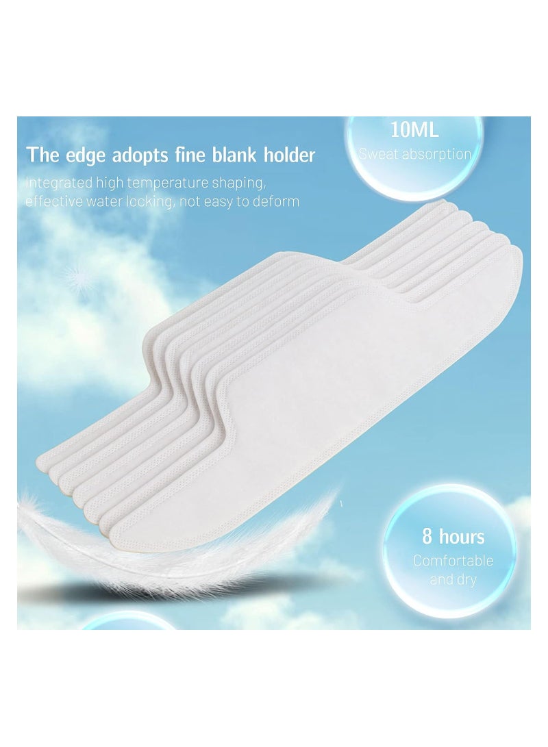 LEVGLAKE 20Pack Disposable Collar Protector Self adhesive Shirt Sweat Pads for Shirts Collar Underarm Sweat Pads Shirt Neck Liner - Image 5