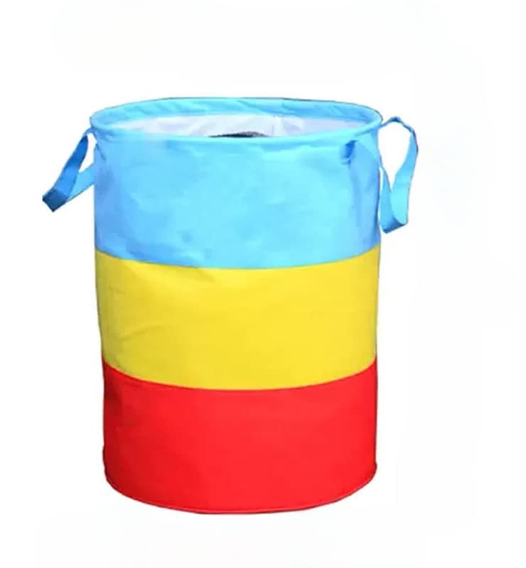 Ink Craft Non Woven 45L Laundry Bag Basket For Dirty Cloths Toy Storage Basket Cloth Storage Basket Multicolour Pack of 20 - Image 2