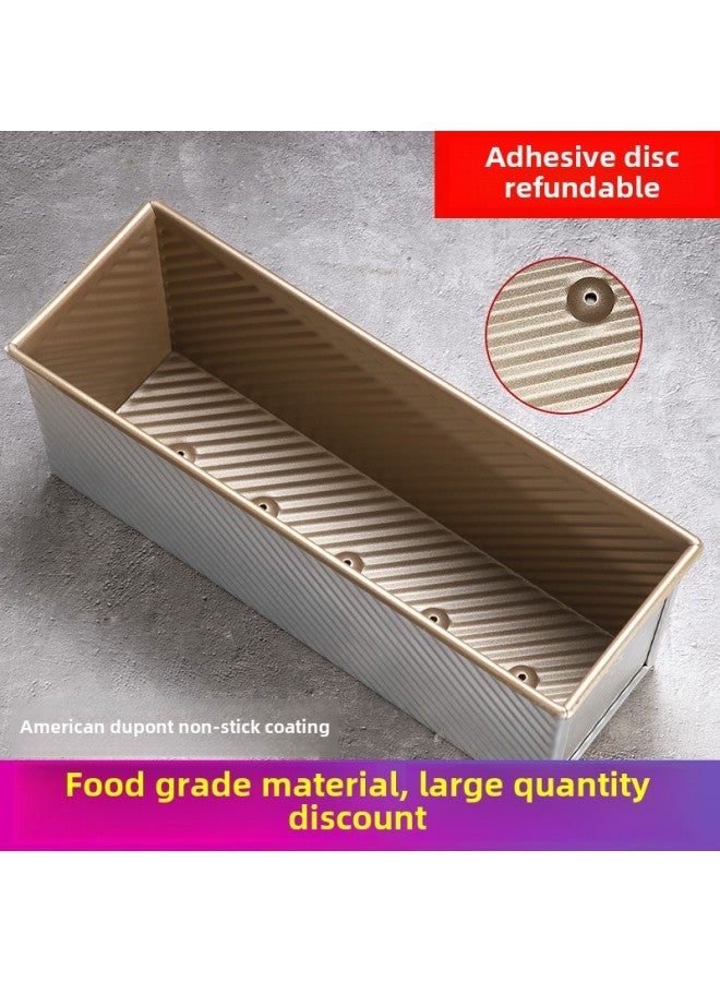 Toast Mold 450g Household Baking Tools Toast Baking Pan Baking Bread Non-stick Toast Box Cake Baking Pan-Color:900g Aluminum Alloy Special Grade Non-stick - Image 5