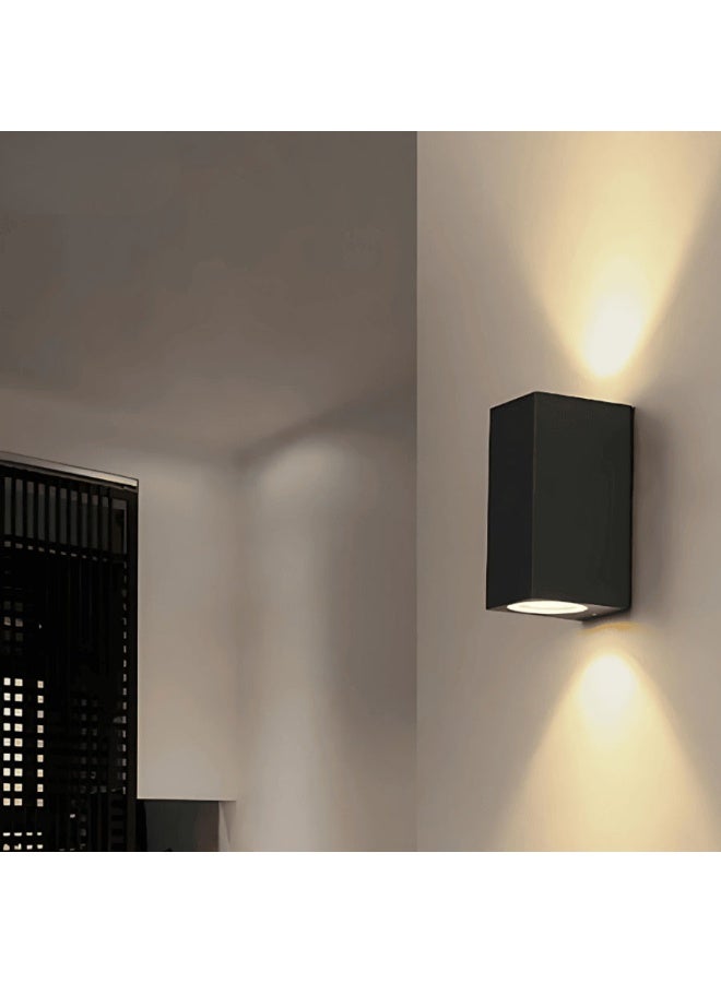 FSL 6W square wall lamp, waterproof, rectangular lamp with up and down movement, black color - Image 3