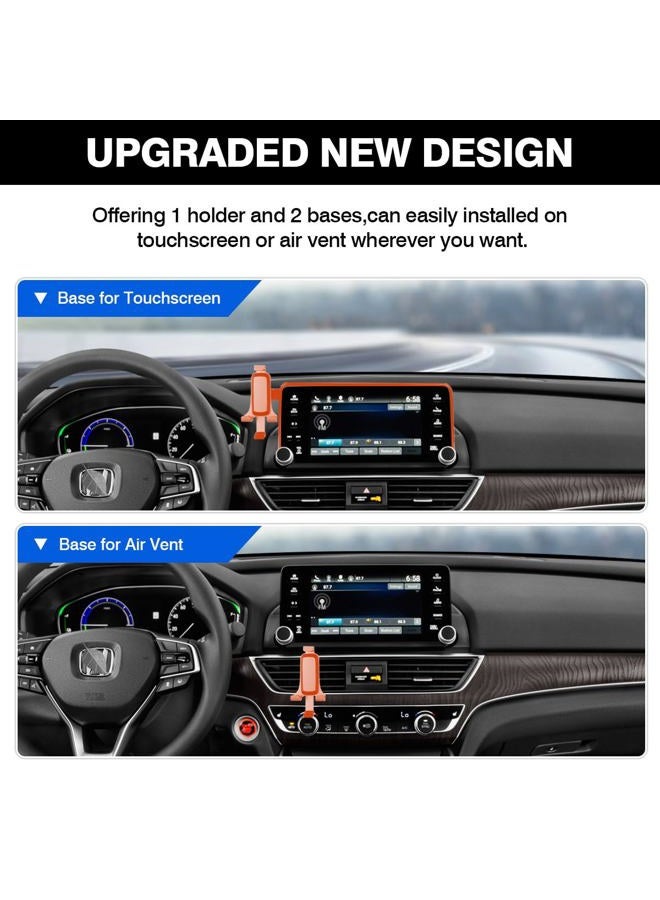 Autorder Car Phone Holder for Honda Accord 2018-2021 2022 Accessories Air Vent Screen Fixed Clip Cell Phone Mount Hands-Free 360 Degree Rotation - Image 3