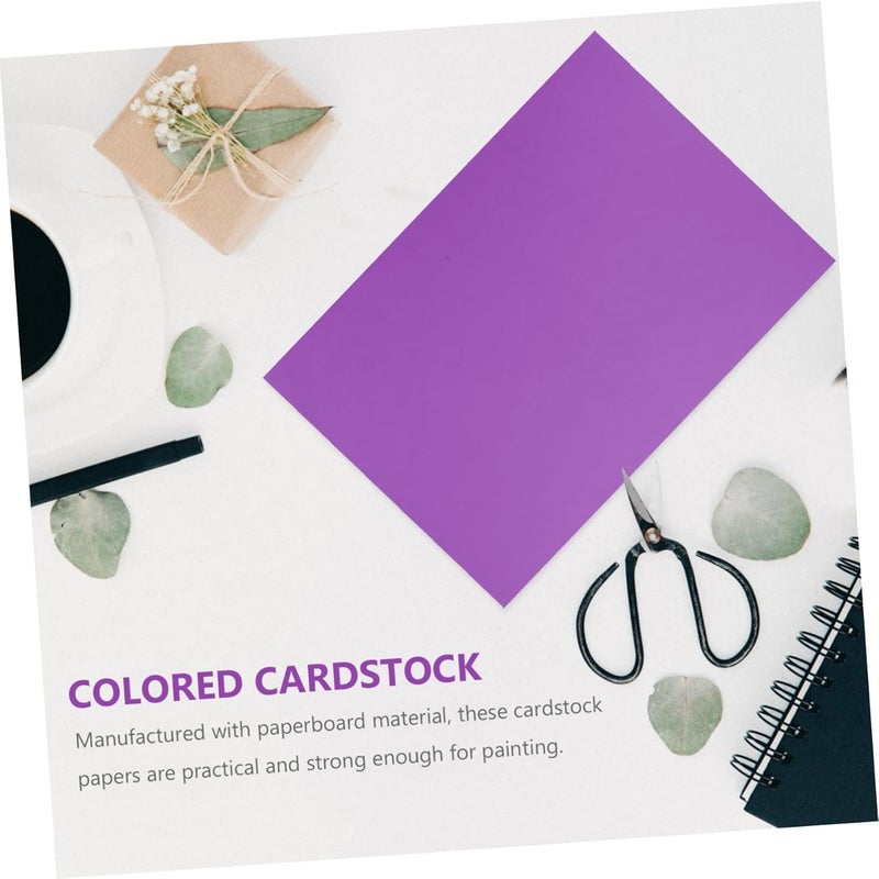 Uonlytech 50sheets Cardstock Paper for Painting Crafts and Greeting Cards Smooth for Boys and Girls and Art Projects - Image 5