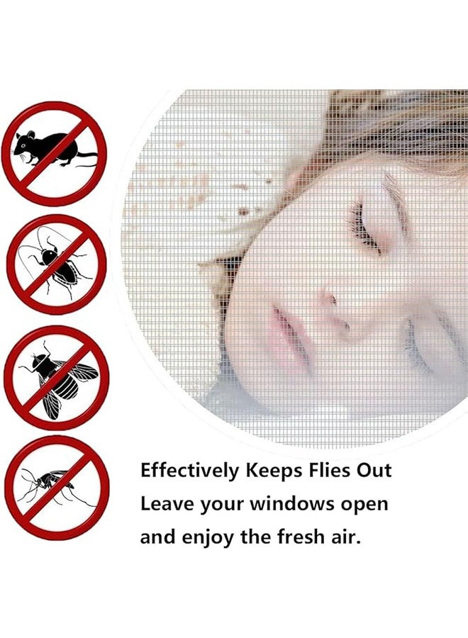 2 حزمة نافذة موسكيتو نت أبيض 130x150 سم - Image 4