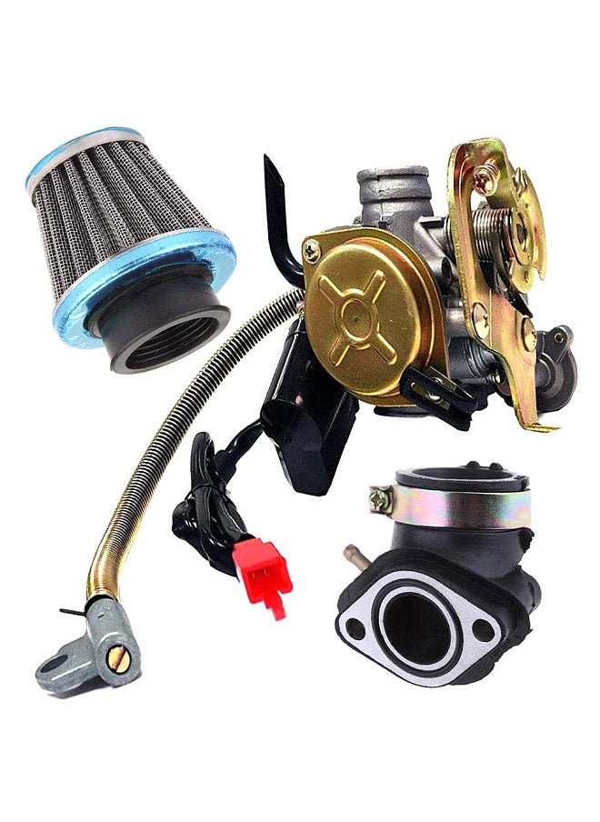 Carburetor Fit for GY6 50CC 49CC 4 Stroke Scooter Taotao Engine 18mm Carb Intake Manifold Air Filter