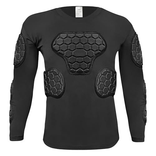 Jellybro Men's Padded Football Protective Gear Set Training Suit for Soccer Basketball Paintball Rib Protector - Image 5