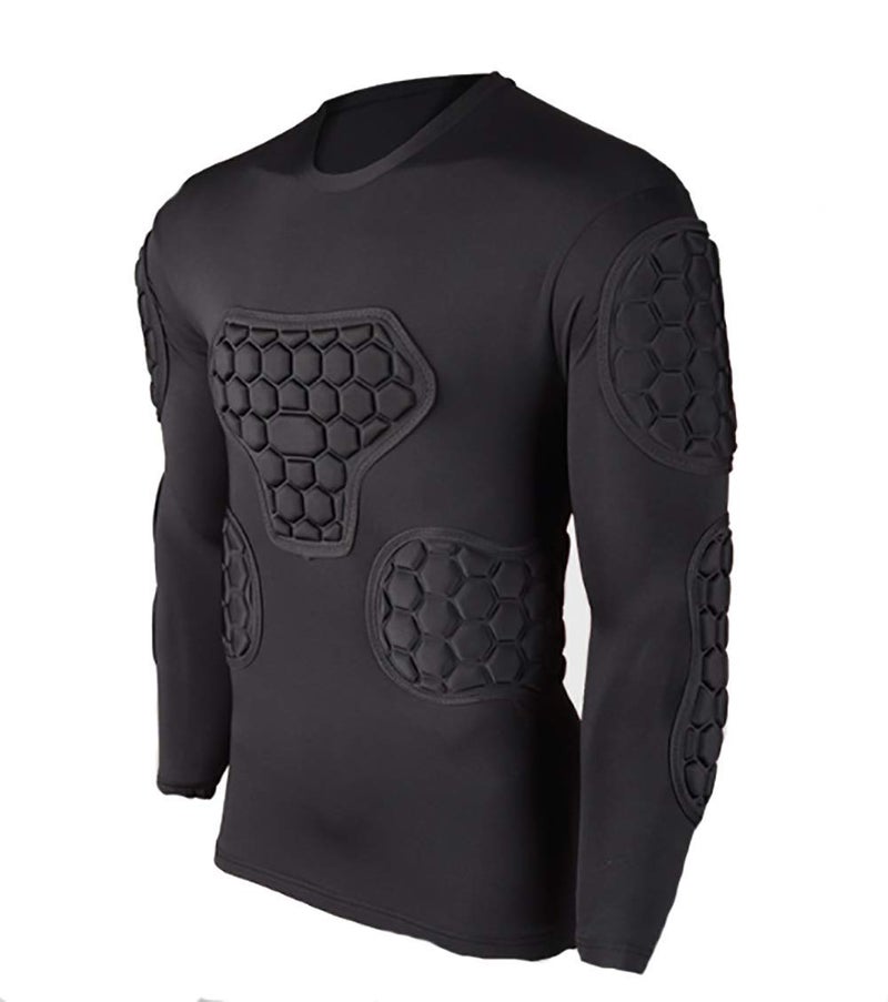 Jellybro Men's Padded Football Protective Gear Set Training Suit for Soccer Basketball Paintball Rib Protector - Image 1