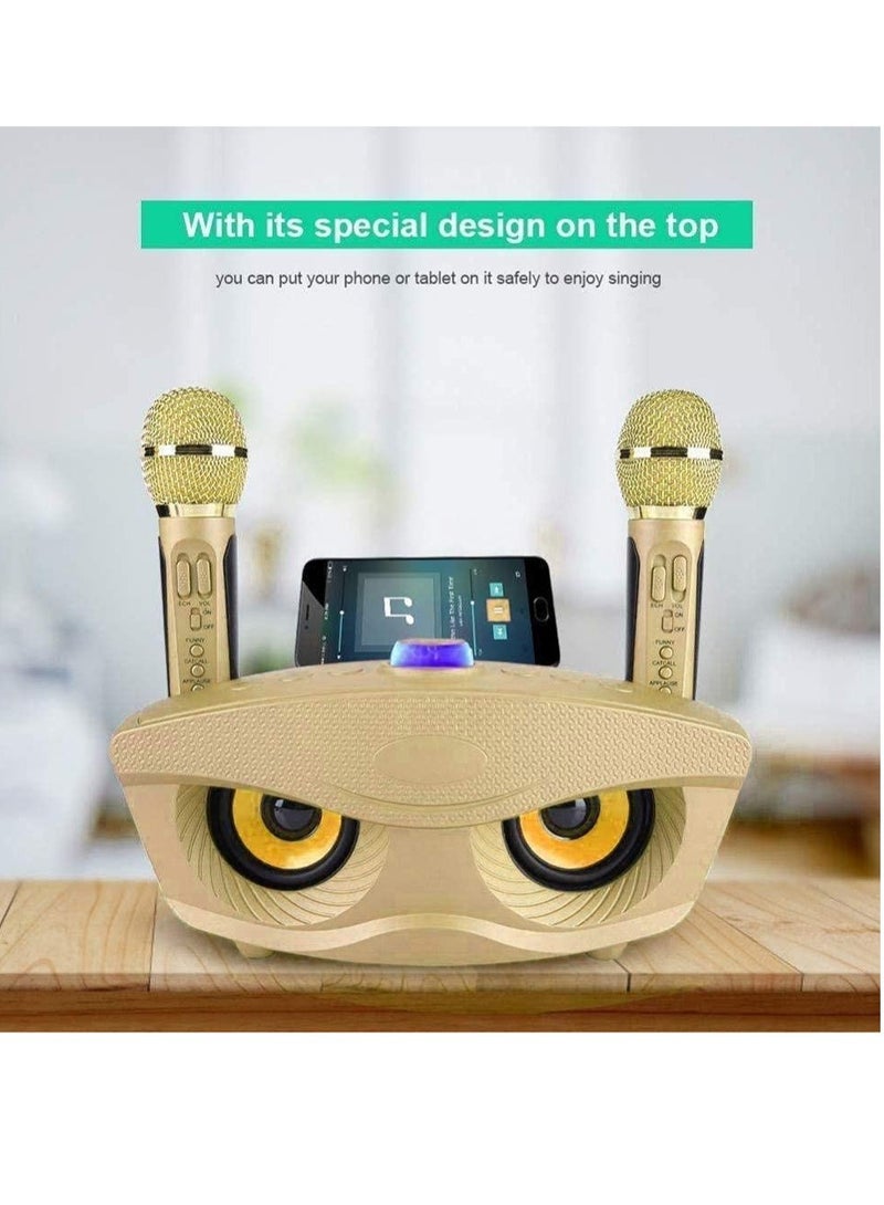 ELTRAZONE Wireless Bluetooth Speaker with 2 Microphones, Portable Karaoke Machine  - Image 5