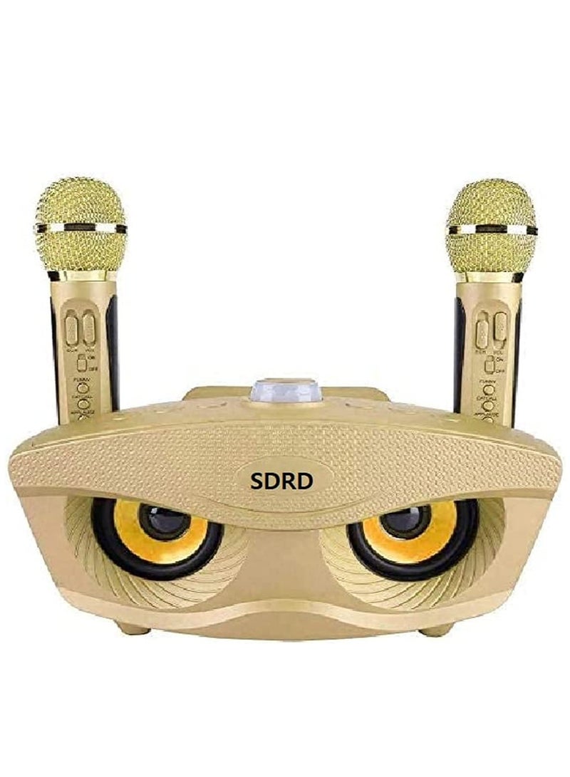 ELTRAZONE Wireless Bluetooth Speaker with 2 Microphones, Portable Karaoke Machine  - Image 1