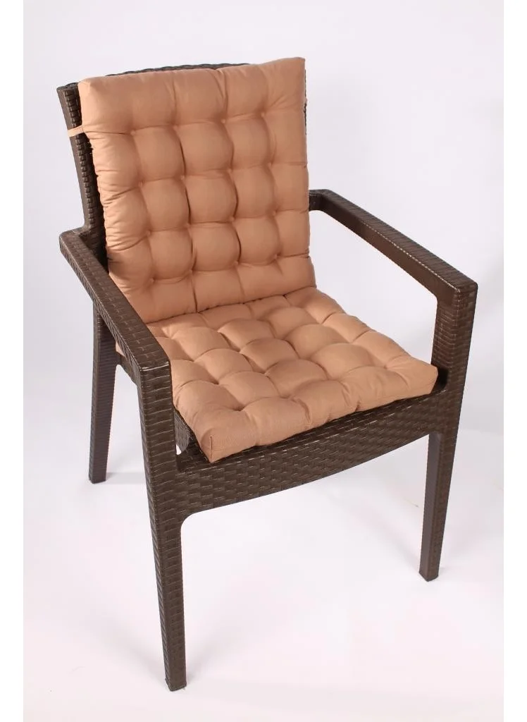 Altın Pamuk Altınpamuk Lux Pofidik Rattan Lotus Chair Cushion 43 x 93 cm. Coffee