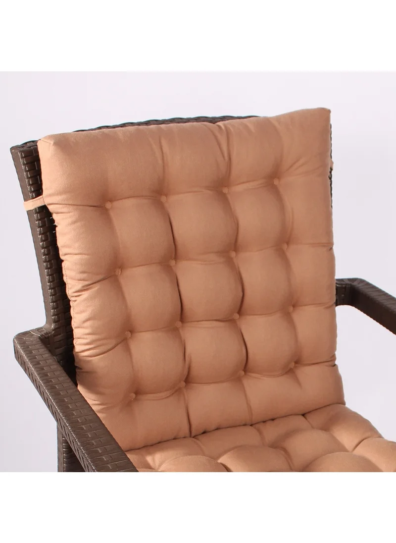 Altın Pamuk Altınpamuk Lux Pofidik Rattan Lotus Chair Cushion 43 x 93 cm. Coffee