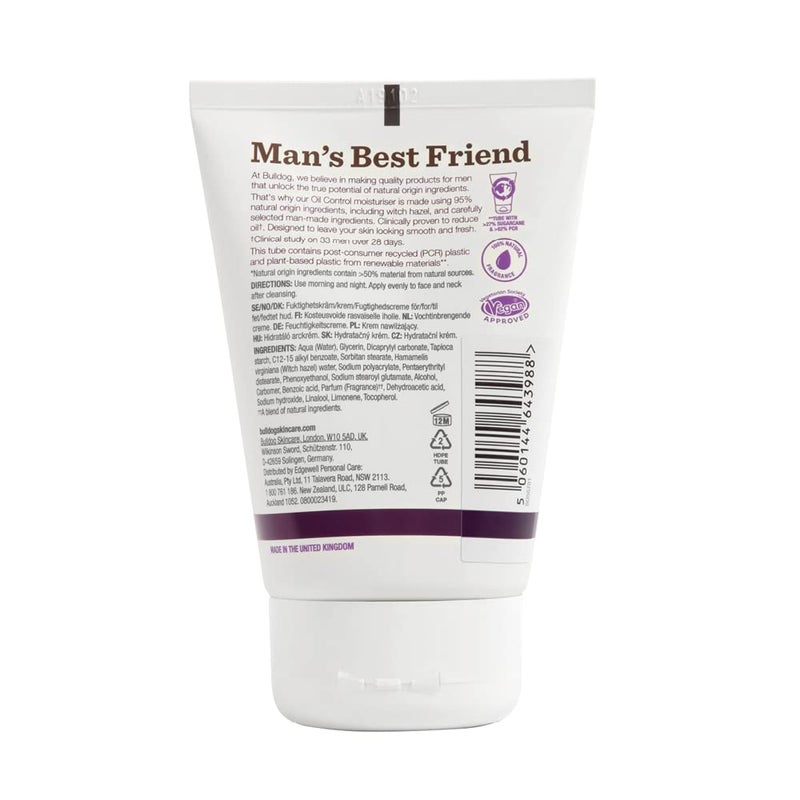 BullDog Bulldog Oil Control Moisturizer (Moisturizing Cream) 100ml - Image 2