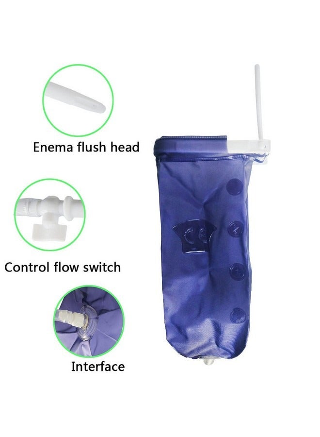 Beauenty Enema Bag Kit, Reusable Household Enema Kit, Foldable, Movable with Hose for Coffee/Water, Enema Irrigator - Image 4