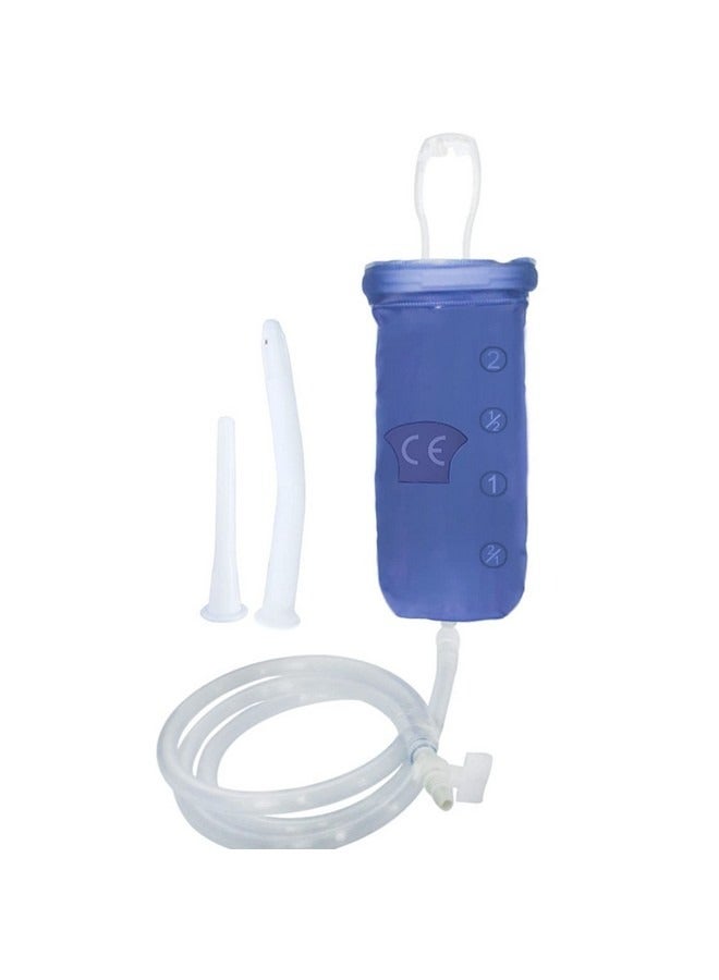 Beauenty Enema Bag Kit, Reusable Household Enema Kit, Foldable, Movable with Hose for Coffee/Water, Enema Irrigator - Image 2
