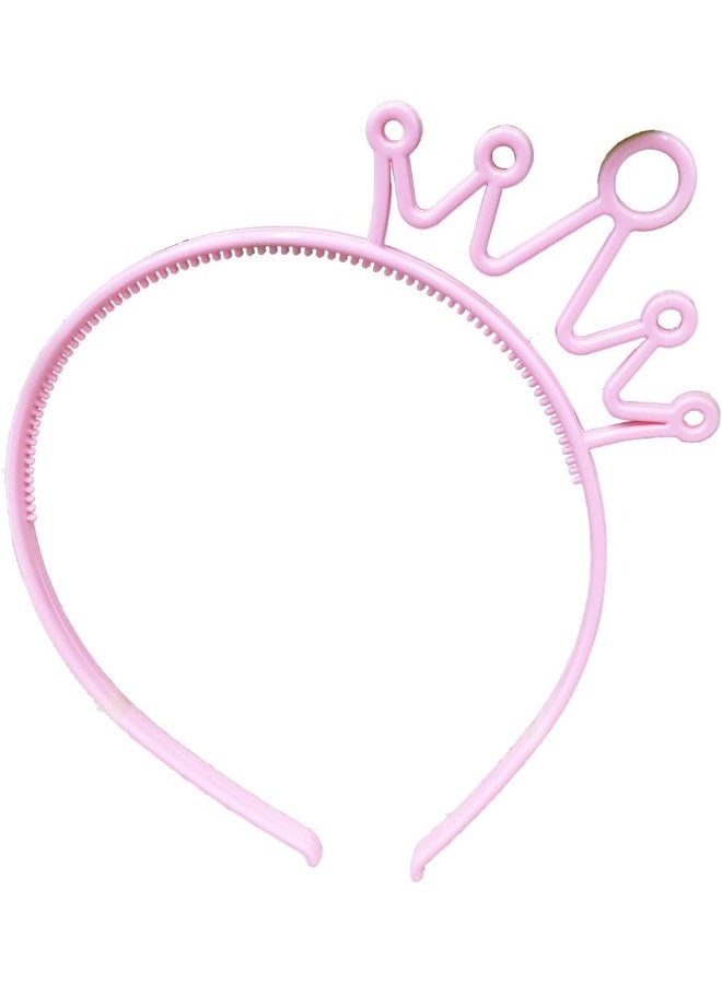 XIMA 12pcs Spring Colors ABS Plastic Material Crown Girls Headbands Tiaras Head Band Princess Children Headear Hair Accessory - Image 3