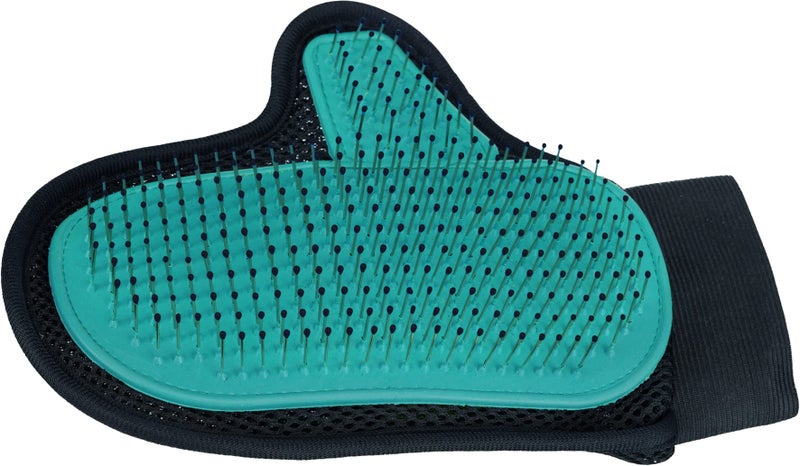 Trixie Fur Care Massage Gloves for Dogs, Grooms Your Pet While You Pet Them, Detangles and Removes Loose Hair, Gives Coat Silky Shine and Increases Blood Flow - 18 X 24 cm - Image 2