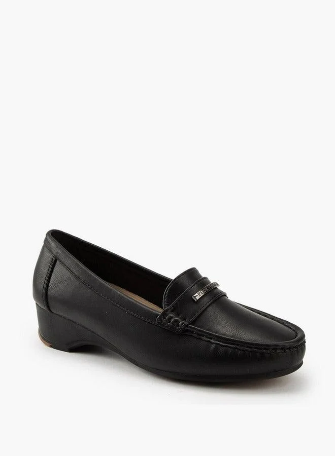 فلورا بيلا من شو إكسبرس حذاء لوفر بكعب إسفين معدني