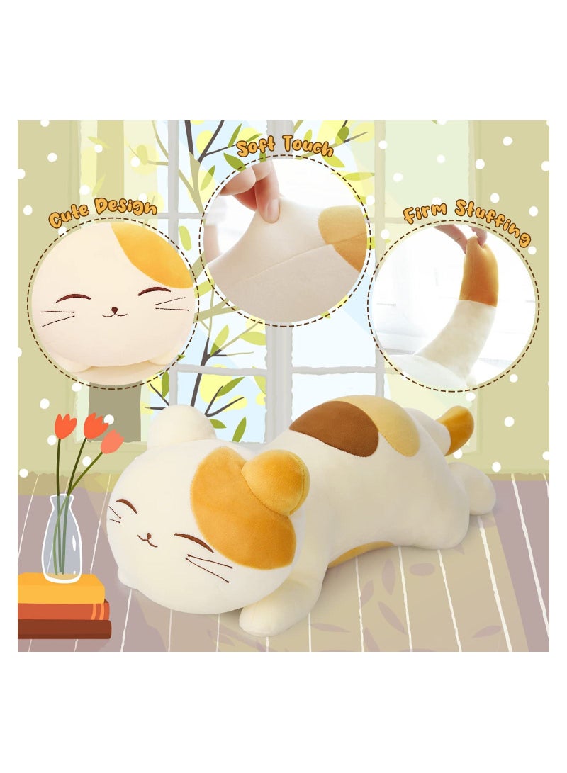 KASTWAVE Cat Plushie Doll, Stuffed Animal Kitten Cat Plush Toy 16 inch Soft Fluffy Pillow Hugging Toy Cute Plush Toy Fluffy Plush Toy for Present Every Age & Occasion - Image 3