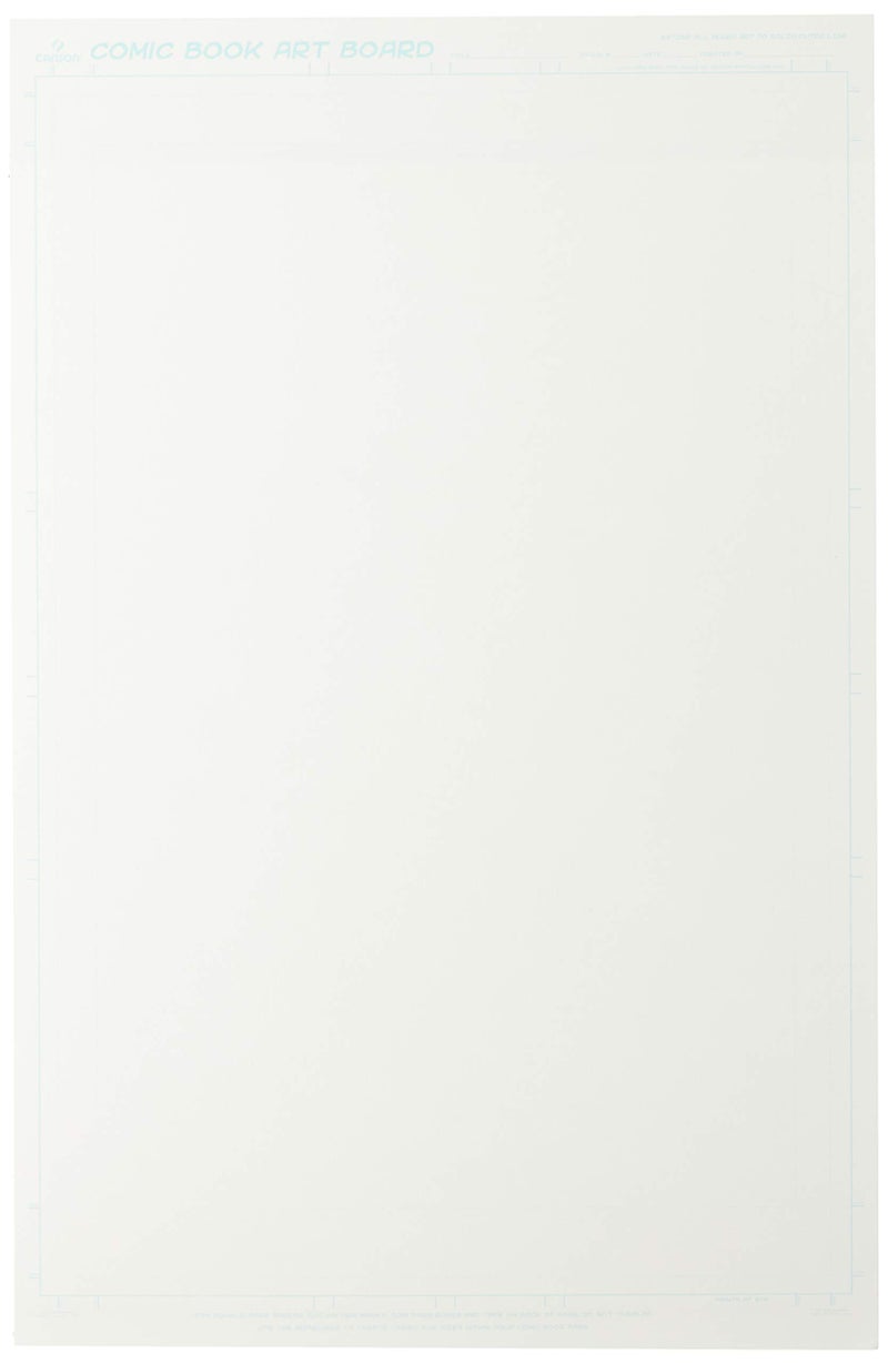 CANSON ورق كوميك من سلسلة كانسون للفنانين، لوح فني، دفتر قابل للطي، 11x17 بوصة، 24 ورقة (150 رطل/250 جرام) - ورق فني للبالغين والطلاب - قلم ملون، علامة، حبر، قلم - Image 2