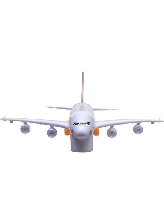 جيادا طائرة إيرباص A380 بلاستيكية من JIADA، عبوة من قطعة واحدة، باللون الأبيض - Image 3
