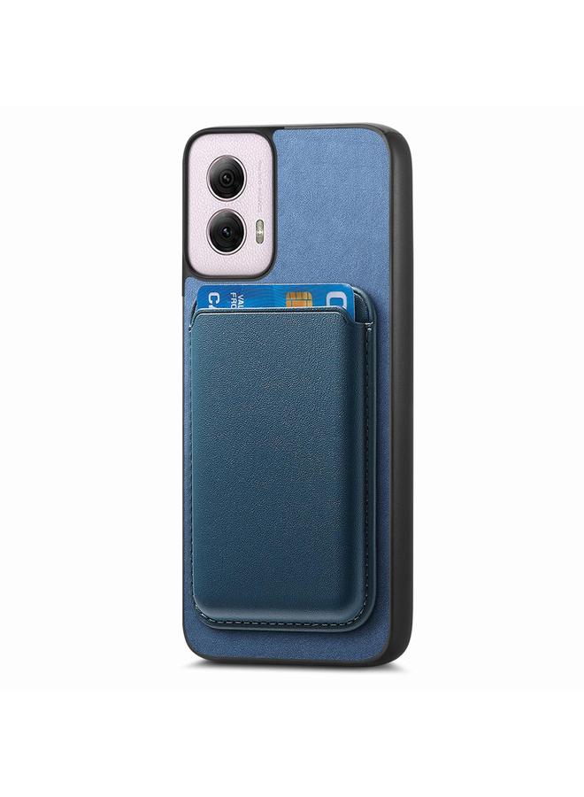 S-TOP Case For Motorola Moto G35 Retro Magsafe Card Bag PU Back Cover Phone Case - Image 2