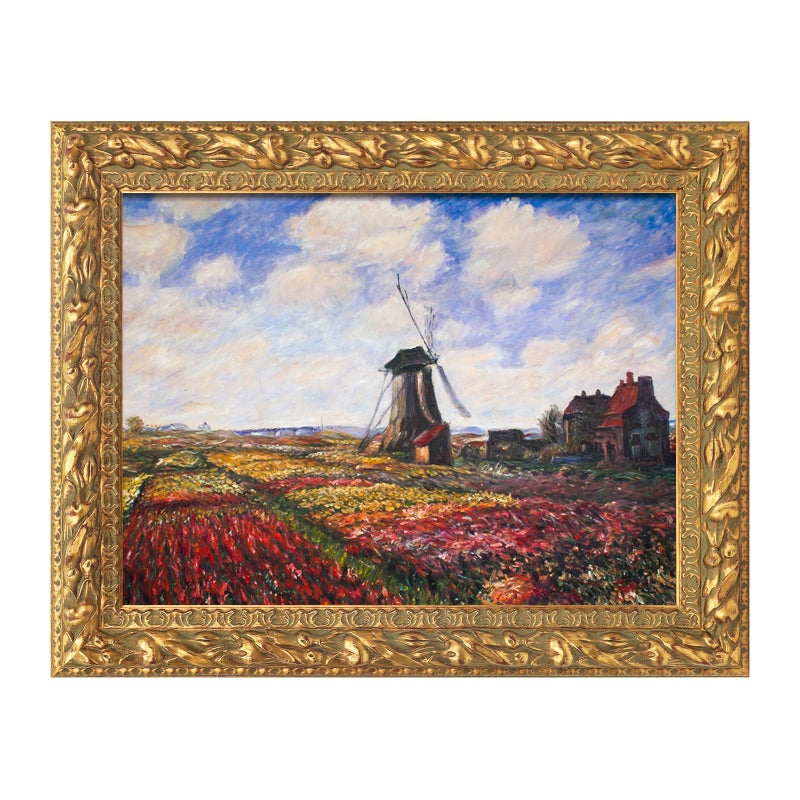FOLKOR Wood Frame for 16x20 Canvas Paintings Finished 16x20 Gold Frame for Oil Painting Art Prints Antique Ornate Picture Frame for Landscape Portrait Wall Decor Empty Frame No Backboard