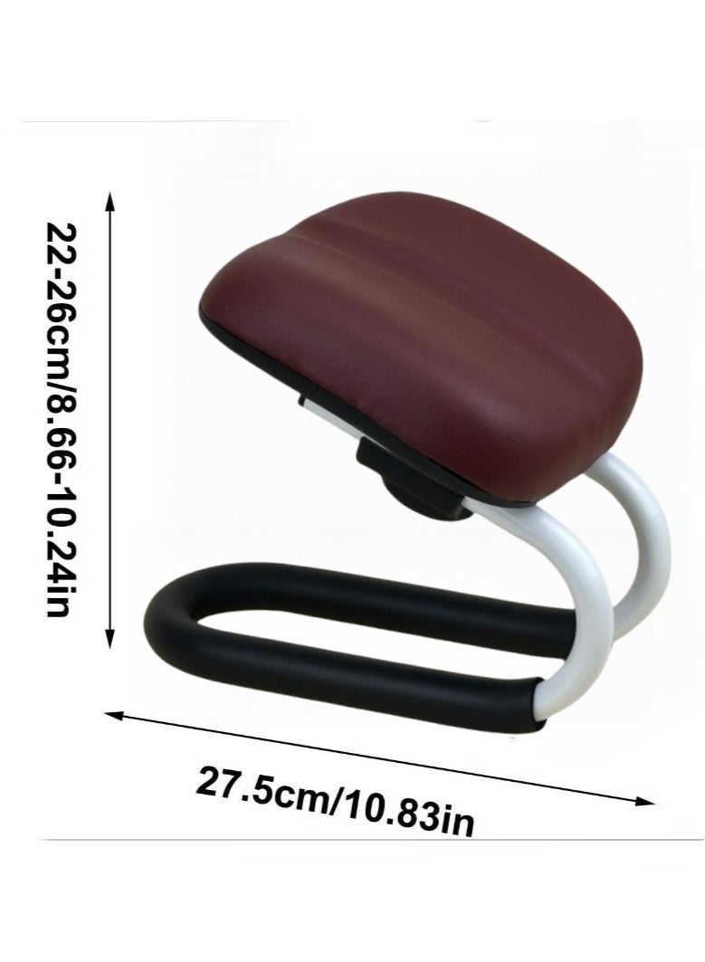 كرسي صلاة إسلامي قابل للتعديل الارتفاع، مزود بغطاء مانع للانزلاق، يُخفف آلام الظهر والمفاصل والركبة والكاحل أثناء الصلاة، خاصةً لمن يعانون من زيادة الوزن وكبار السن والحوامل (كلاريت) - Image 2