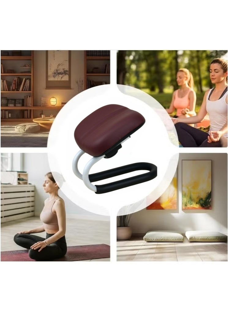 كرسي صلاة إسلامي قابل للتعديل الارتفاع، مزود بغطاء مانع للانزلاق، يُخفف آلام الظهر والمفاصل والركبة والكاحل أثناء الصلاة، خاصةً لمن يعانون من زيادة الوزن وكبار السن والحوامل (كلاريت) - Image 3