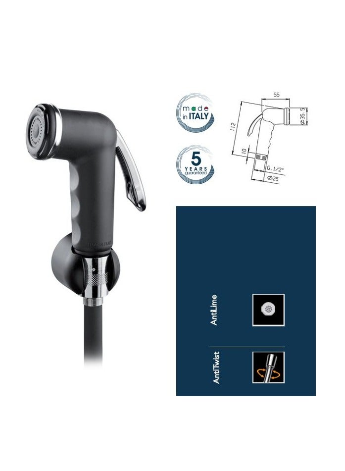 Eurodoccia Hand Shattaf, Anti Twist, Black - Image 3