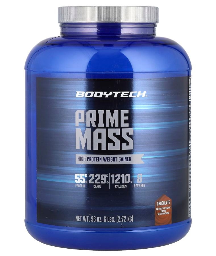 Prime Mass High Protein Weight Gainer Chocolate 6 lbs (2.72 kg)