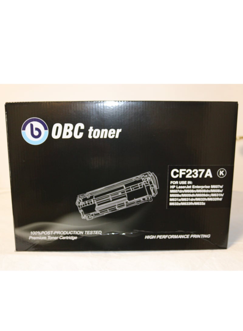 OBC The HP 37A Black Compatible OBC Toner Cartridge delivers high-quality printing and excellent performance. This cartridge is compatible with a wide range of HP LaserJet Enterprise printers and features a print capacity of up to 11,000 pages. - Image 1