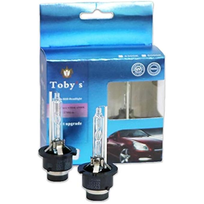 توبيز لمبة زينون HID بديلة D2S 4300K ​​بقدرة 70 وات لمبة زينون HID D2S 4300K ​​بقدرة 70 وات طقم زينون HID للسيارة - Image 2