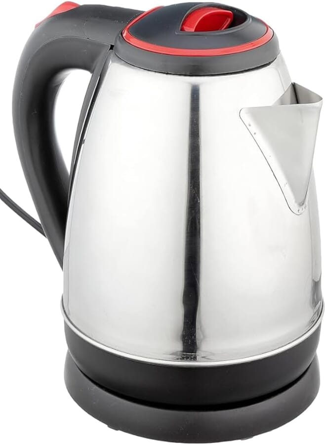 FLAMNGO Stainless Steel Electric Kettle 1.5 Liter Silver