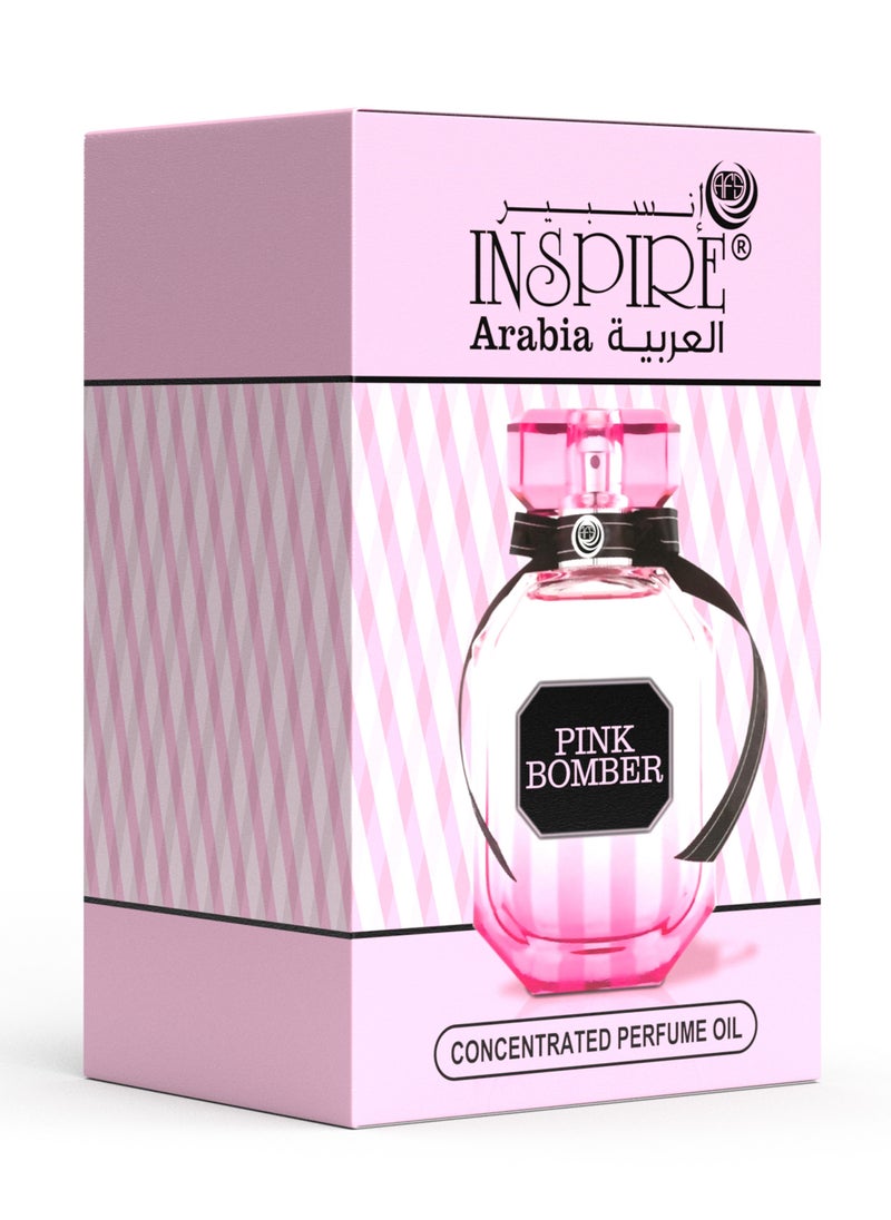 Inspire Pink Attar Roll On 20ML Concentrated Perfume  - Image 2