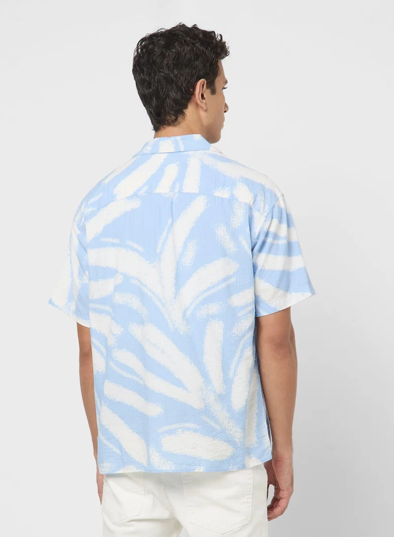 JACK & JONES Aop Printed Relaxed Fit Shirt