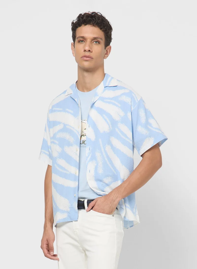 Aop Printed Relaxed Fit Shirt